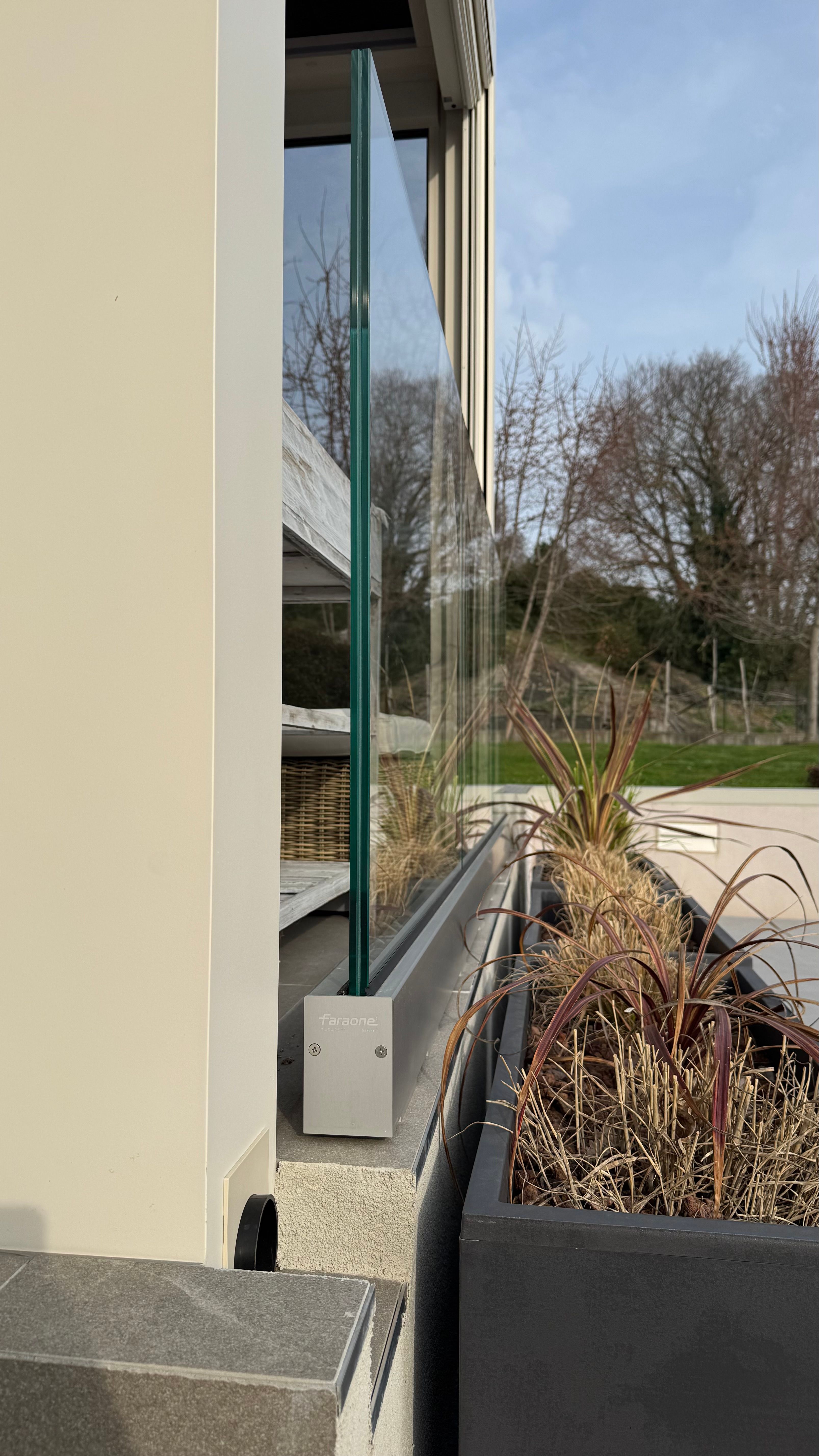 Pensiline e Parapetti in vetro